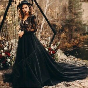 Black Wedding Dress
